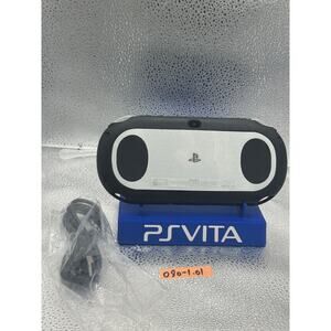Black/white ps vita 2000 w/ usb charger, new sticks!